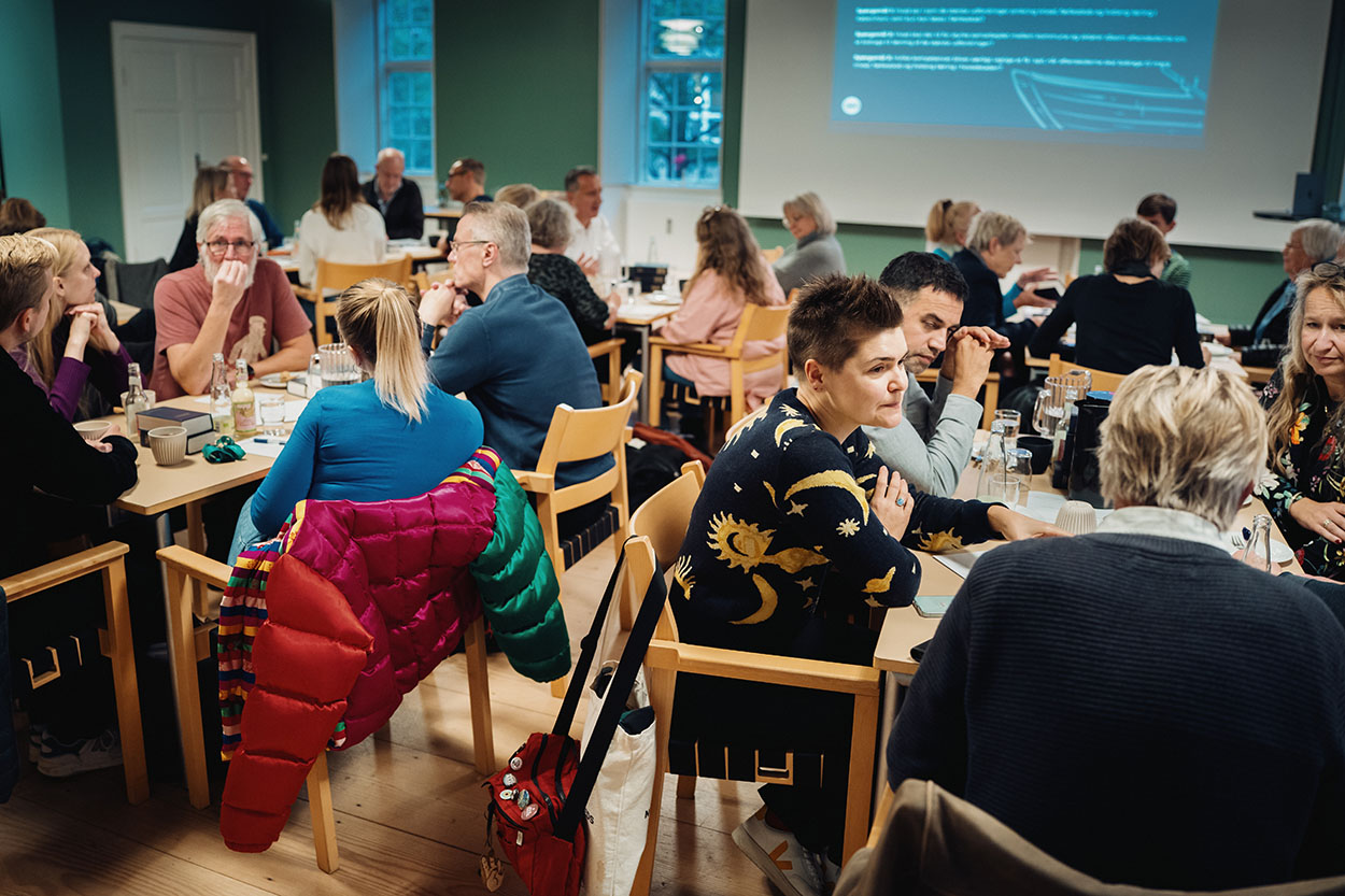 Konference for aftenskoleledere og forvaltningsmedarbejdere på Vartov. Foto: Mathias Løvgreen 