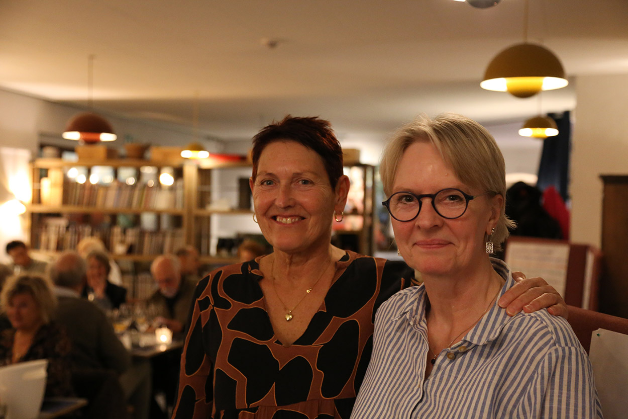 Formand, Betina Wegner (tv) og skoleleder, Aase Kristine Wodstrup Jensen. (Foto: Martin Hansen)